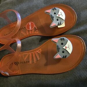 Katy Perry Geli Collection Orange Cat Sandals